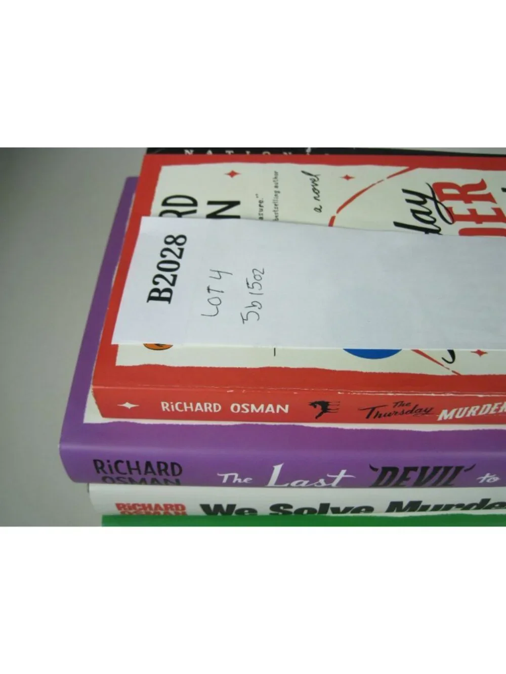 Richard Osman Mystery Book Lot Of 4 Titles 3 Hardcover 1 Paperback Summer Reads